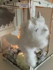 NWT Pottery Barn Kids WHITE UNICORN Knit Plush Christmas Ornament