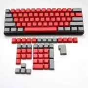 High quality 106 keys PBT Custom Keycaps for custom keyboard, red and grey