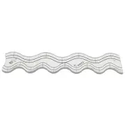 1pcs Quilting Ruler and Template Wave Quilter's Ruler for Domestic Sewing