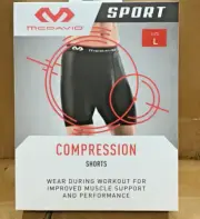McDavid Sport Compression Shorts Mens Black Workout