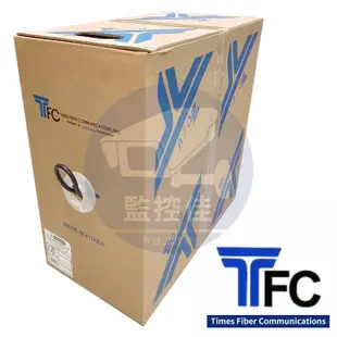 【附發票】TFC美國品牌 同軸電纜 RG6U TU6T77 抗干擾 充膠防水隔離 第四台規格 305米 雙鋁單網 現貨