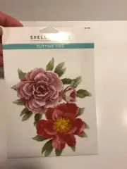New Spellbinders PAPERCRAFTS Arts Detailed Cutting Dies-Double & Single Peonies