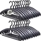 OKAM Wide Shoulder Coat Hangers 20-Pack, Suit Hanger,