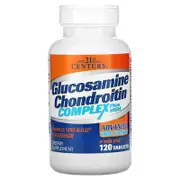 21st Century, Glucosamine Chondroitin Complex Plus MSM, Advanced Triple Strength, 120 Tablets