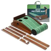 10 FT Putting Green Indoor - Portable Golf Putting Mat with Auto Ball Return ...