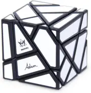 Meffertss M5045 Ghost Cube Recent Toys Brain teasers Puzzle, White