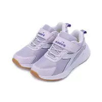 在飛比找ETMall東森購物網優惠-DIADORA 輕量寬楦慢跑鞋 紫白 DA13078 大童鞋
