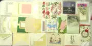 CRAFT HANDMADE CARDS w ENVELOPES & PAPER DIE-CUTS APPROX 200 CT LOT NWOT #1 CR