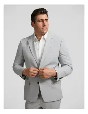 [Johnny Bigg] Tanner Stretch Suit Jacket in Silver