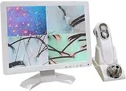 Skin Diagnosis Hair Analyzer,15.5inch LCD Screen Digital Skin Detector, Multi Functional Hair Follicle Skin Analyser, HD LCD Screen Microscope Tester for Home Salon Use
