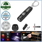 Keychain Flashlight Aluminum 750 Lumen USB-C Rechargeable Portable Waterproof