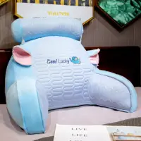 在飛比找momo購物網優惠-【CGW】乳膠床頭靠枕冰絲沙發靠枕含頭枕組(60x40cm三