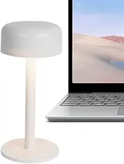 Mushroom Table Lamp,Mushroom Shaped Lamp - Rechargeable Dimmable Touch Control Ambient Light for RV Bookshelf Kids' Room Dorm Reading Nook Kitchen Nursery