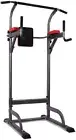 Everfit Weight Bench Adjustable Chip Pull up Bar Rack Dip Bars Gym Lifting FI...