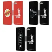 OFFICIAL THE BIG BANG THEORY BAZINGA LEATHER BOOK CASE FOR APPLE iPOD TOUCH MP3