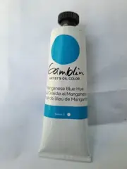 Manganese Blue Hue Gamblin Artists Oil Color 37ml Series 2 Paint Collection