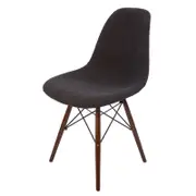 SKDL Replica Eames DSW Eiffel Chair Charcoal & Walnut