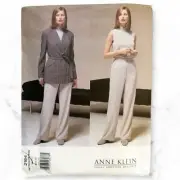 Vogue Pattern 2164 Vintage 1998 Anne Klein Design Jacket Top Pants 6-10 Uncut