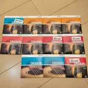 EJ10*3set EJ11*1set EJ12*5set EJ16*2set D'ADDARIO ACOUSTIC GUITAR STRINGS