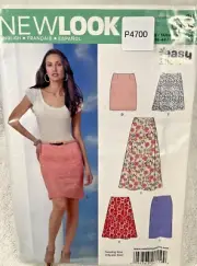 New Look Sewing Pattern Easy Skirt #0119 Size 8-18 % Styles