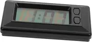 iplusmile Car Electronic Clock Micro LED 3D Clock Mini Clock Automotive Digital Clock Mini Electronic Clock Magnetic Clock Digital Calendar -Timer Electric Alarm Clock Clocks Black Plastic