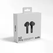 Sudio N2 Pro In-Ear ACTIVE NOISE CANCELLING EARBUDS Bluetooth Headphones (Black)