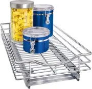 LYNK PROFESSIONAL® Pull Out Cabinet Organizer, 11"W x 11" W x 21" D, Chrome