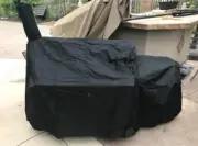 Fade And UV Resistant Grill Smoker Cover For Oklahoma Joe's Longhorn Offset