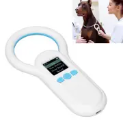 Portable Animal Ear Tag ID Reader 1.44 Inch TFT Display Pet Microchip Scanner