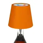 Wireless Bottle Lamp Rechargeable Warm Light & RGB Touch LED Table Lamp (Orange)