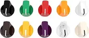 eMagTech 10PCS Potentiometer Knob 19 mm for Axes Up to 6.35mm Compatible With Electric Guitar Acrylic Volume Tone Knobs Machine Control Knob