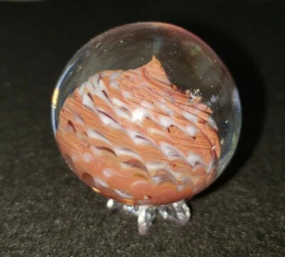 SAMMY Sam Hogue Handmade 1 3/4" Multi Color Swirl marble EC3