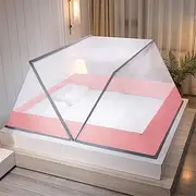 Portable Foldable Mosquito Nets,Mosquito Mesh Net,Mosquito Net for Bed,Bed Net Tent, Ideal for Home Or Holidays, Fine mesh Mosquito Net for Bed-B_135CM(W)