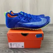 Nike Zoom Superfly Elite 2 Size 9.5 Mens Racer Blue Lime Blast Track Shoes