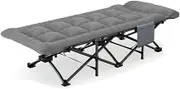 YIGECHENXIN Home Portable Outdoor Camping Cot, with Pillow & Extra Thick Matress Bed Removable Mattress for Home Camp Office Nap for Traveling Gear Supplier