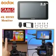 Godox GM6S 5.5'' DSLR Camera Field Monitor 4K HDMI Touch Screen Portable Monitor