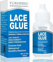 Lace Glue, 1 Invisible Lace Glue for Wigs, lace Wig Hair Glue, Anti- Falling Off Wig Glue, High Sweat and Humidity Resistant for Hair Replacement and Lace Wig Glue