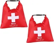 Gatuida 2Pcs First Aid Bag Floating Storage Pack Sack for Rafting Kayaking and Outdoor Activities Durable Convenient Compression Design for Safe Storage