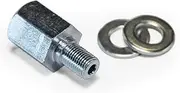 Burley Hitch Alt Adapter for Breezer-Style Dropouts, Silver, Unisex, Bicycle Trailer Adapter, All Ages
