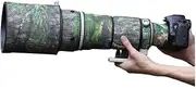 CHASING BIRDS Camouflage Waterproof Lens Coat for Canon EF 500mm F4 L is USM Rainproof Lens Protective Cover (Green Leaf Camouflage, with Extender EF 1.4X III)