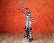 UGRA Lady Justice Statue, 36 cm big Virtues of Justice Greek, Roman Symbol of Justice, Justice Lady Holding Sword and Scales, Femida Statue