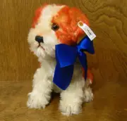 Steiff #400889 MOLLY HUND LE mohair 8.5" neck jointed Replica From Retail Shop