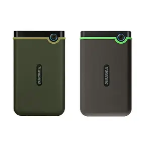 Transcend 創見 軍規防摔 1TB/2TB/4TB 2.5吋 超薄款 隨身硬碟 行動硬碟 外接硬碟 25M3