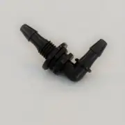 5/32" Barbed Bulkhead Elbow Adapter