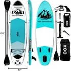 Roc Inflatable Stand Up Paddle Boards 10 ft 6 in with Premium SUP Paddle Board