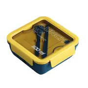 2Pcs Portable Outdoor lunch box Japanese style kids Student Square bento box Wheat Straw Material Leak-Proof food storage containers