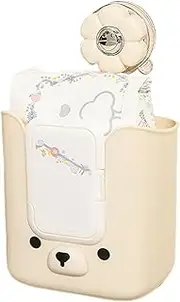 Wall Storage Organize - Suction Cup Wall Storage | Waterproof Mounted Organizer Box For Bathroom & Kitchen, Versatile Wet Wipes Holder With Quick-Release Design | Compact Wall-Mounted Drawer For Toile