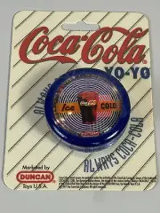 NIP Vintage 1994 Duncan Always Cool Coca-Cola Blue Yo-Yo Yoyo Made in USA NOS