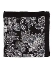 [Dom Bagnato] Floreale Silk Pochette in Black