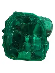 Bath & Body Works 6.5" Dino Mini Backpack Cosmetic Bag Clear Green Zip Top
